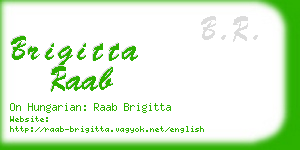 brigitta raab business card